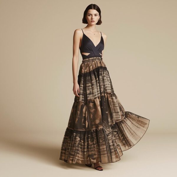 Sukienka maxi Boho Velvet